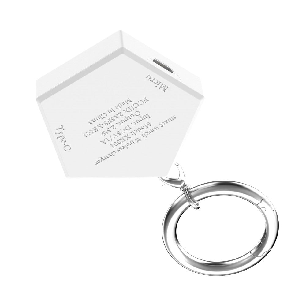 Plastik Huawei Watch 3 Pro Ladestation - Hvid#serie_2
