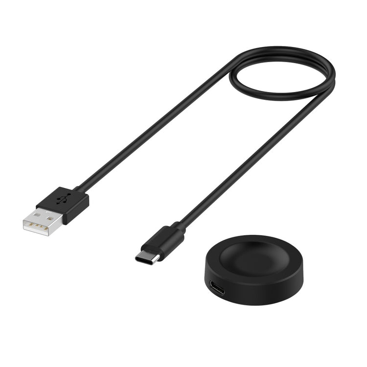 1m Plastik Huawei Watch 3 Pro Trådløs  Ladestation - Sort#serie_1