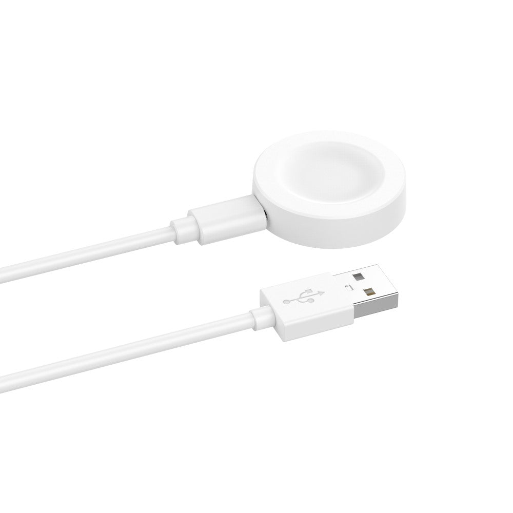 1m Plastik Huawei Watch 3 Pro Trådløs  Ladestation - Hvid#serie_2