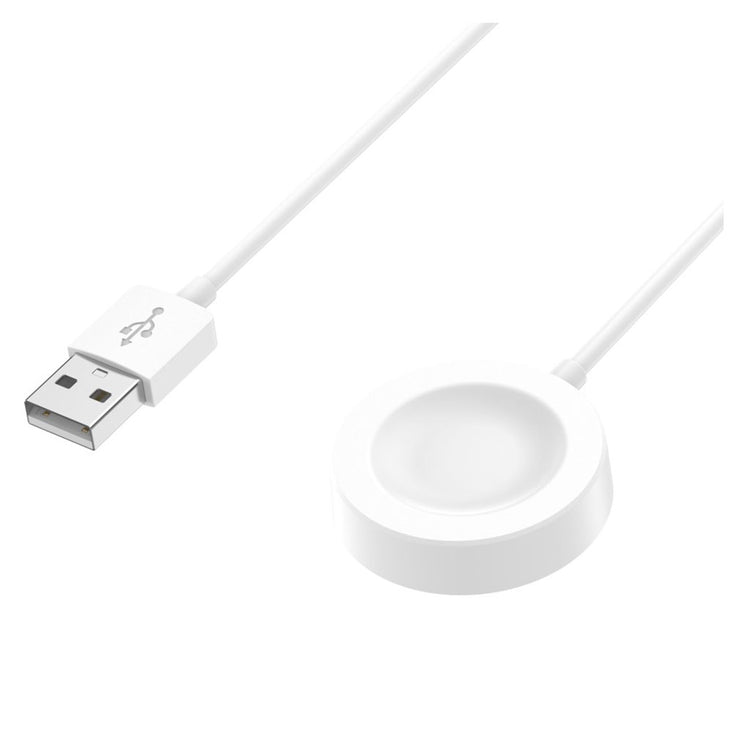 1m Plastik Universal Huawei Smartwatch   Ladestation - Hvid#serie_2