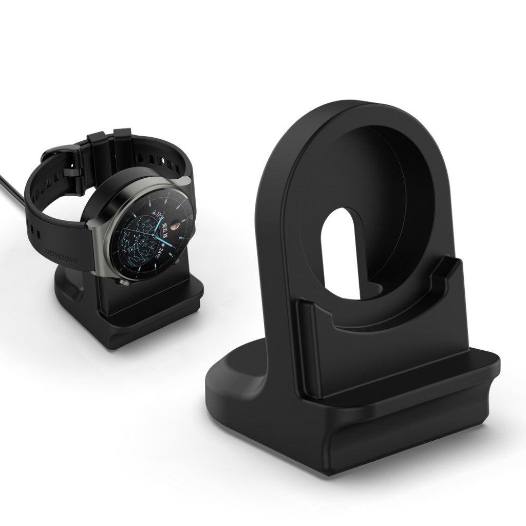Huawei Watch 3 / Huawei Watch 3 Pro Silikone Holder - Sort#serie_1
