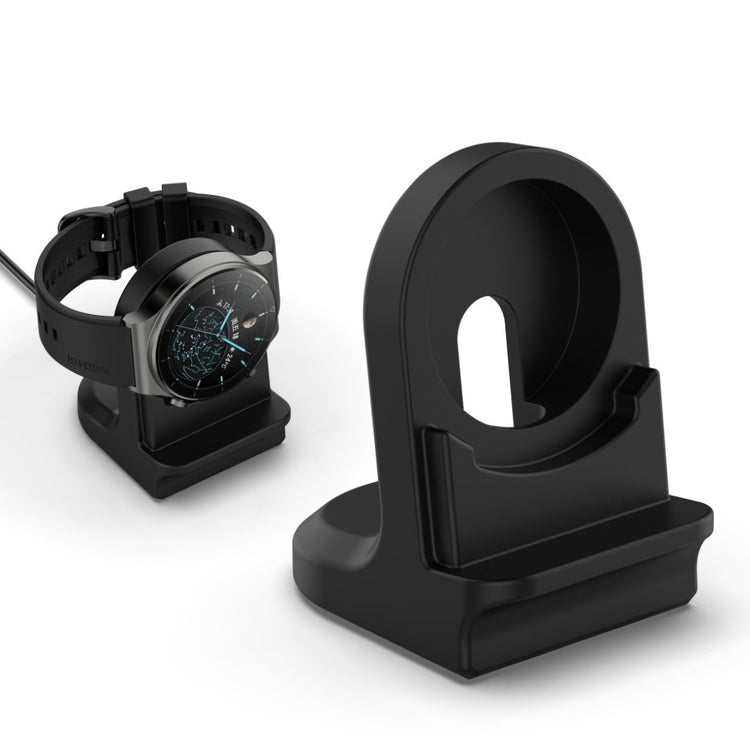 Huawei Watch 3 / Huawei Watch 3 Pro Silikone Holder - Sort#serie_1
