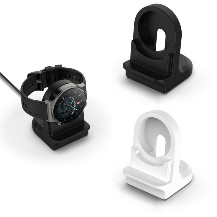Huawei Watch 3 / Huawei Watch 3 Pro Silikone Holder - Sort#serie_1