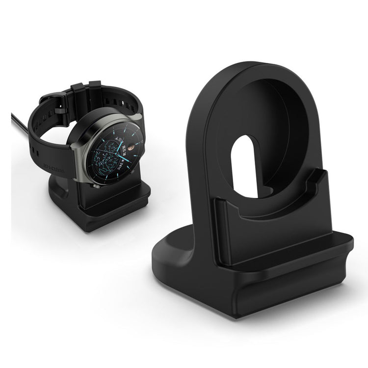 Huawei Watch 3 / Huawei Watch 3 Pro Silikone Holder - Sort#serie_1