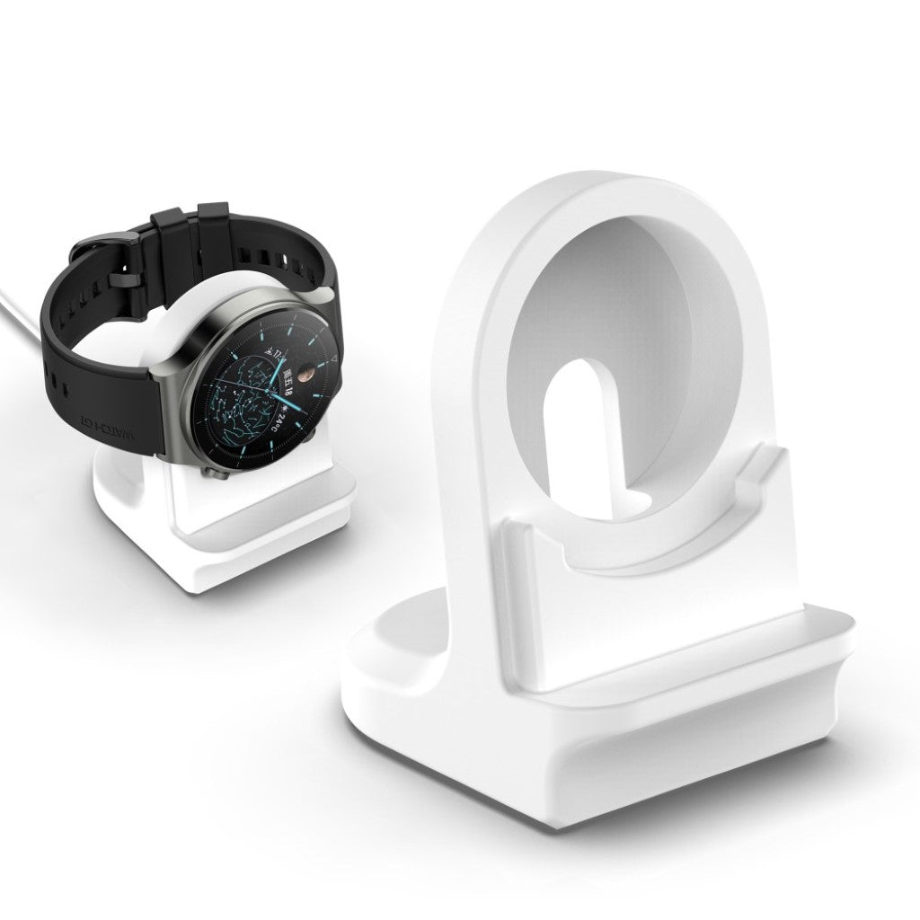 Huawei Watch 3 / Huawei Watch 3 Pro Silikone Holder - Hvid#serie_2