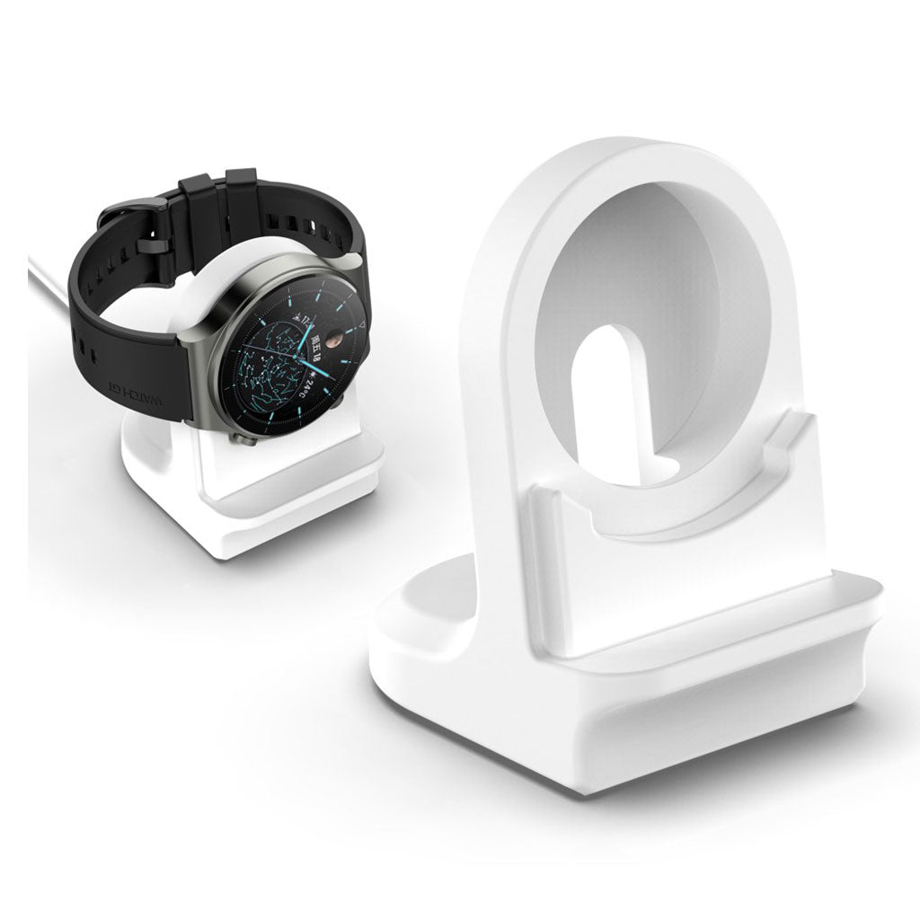 Huawei Watch 3 / Huawei Watch 3 Pro Silikone Holder - Hvid#serie_2