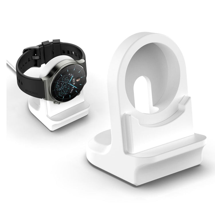 Huawei Watch 3 / Huawei Watch 3 Pro Silikone Holder - Hvid#serie_2