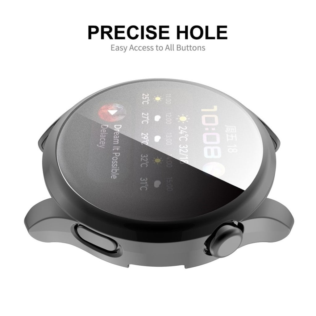 Super Fed Huawei Watch 3 Silikone Cover - Guld#serie_2