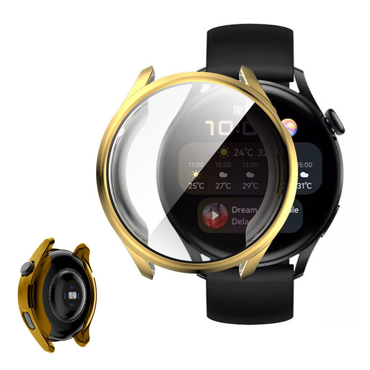 Super Fed Huawei Watch 3 Silikone Cover - Guld#serie_2