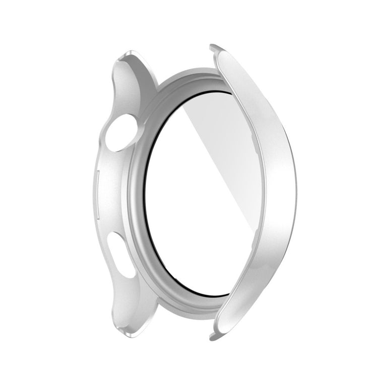 Godt Huawei Watch 3 Cover med Skærmbeskytter i Silikone og Hærdet Glas - Sølv#serie_2
