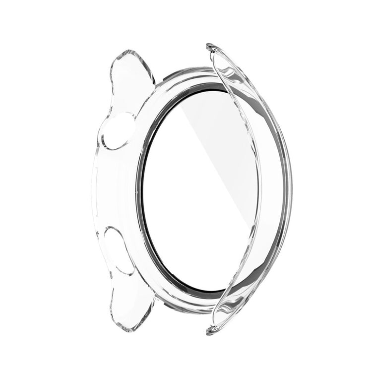 Godt Huawei Watch 3 Cover med Skærmbeskytter i Silikone og Hærdet Glas - Gennemsigtig#serie_3