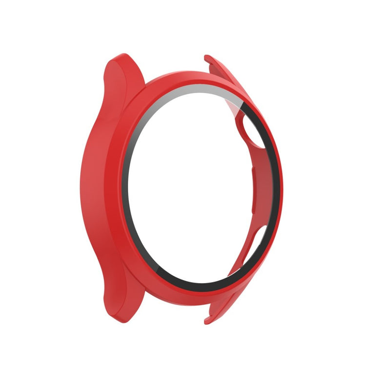 Godt Huawei Watch 3 Cover med Skærmbeskytter i Silikone og Hærdet Glas - Rød#serie_4