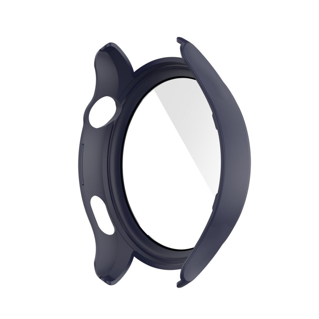 Godt Huawei Watch 3 Cover med Skærmbeskytter i Silikone og Hærdet Glas - Blå#serie_6