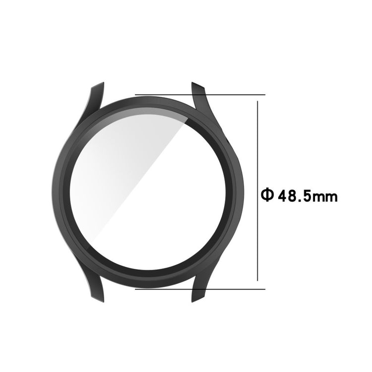 Godt Huawei Watch 3 Cover med Skærmbeskytter i Silikone og Hærdet Glas - Blå#serie_6