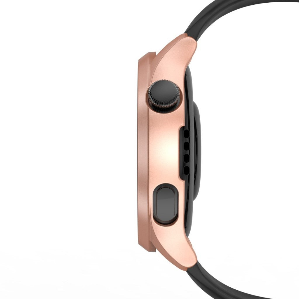 Godt Huawei Watch 3 Cover med Skærmbeskytter i Plastik og Hærdet Glas - Pink#serie_1