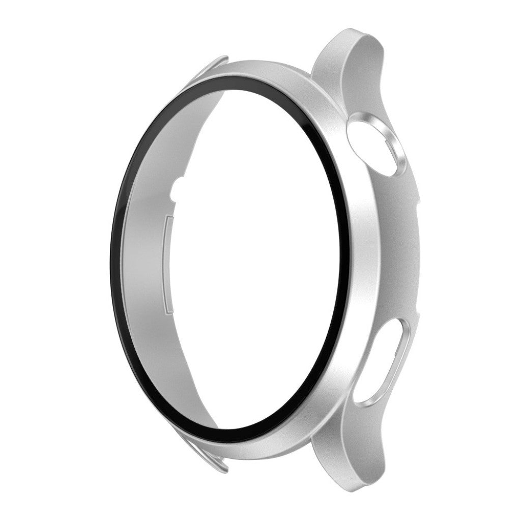 Godt Huawei Watch 3 Cover med Skærmbeskytter i Plastik og Hærdet Glas - Sølv#serie_4