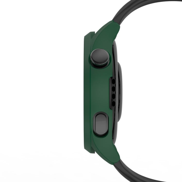 Godt Huawei Watch 3 Cover med Skærmbeskytter i Plastik og Hærdet Glas - Grøn#serie_7