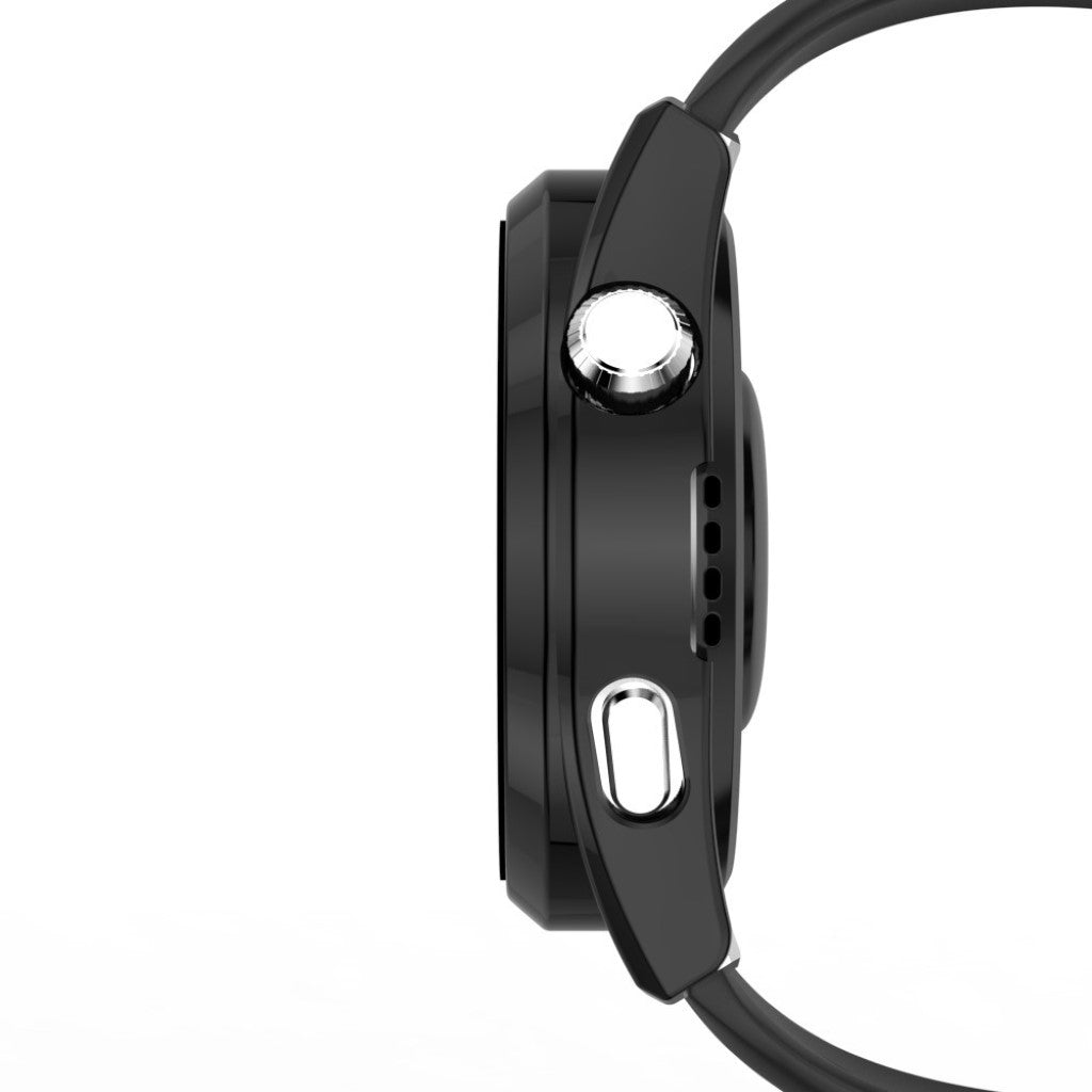 Mega Godt Huawei Watch 3 Cover med Skærmbeskytter i Plastik og Hærdet Glas - Gennemsigtig#serie_1