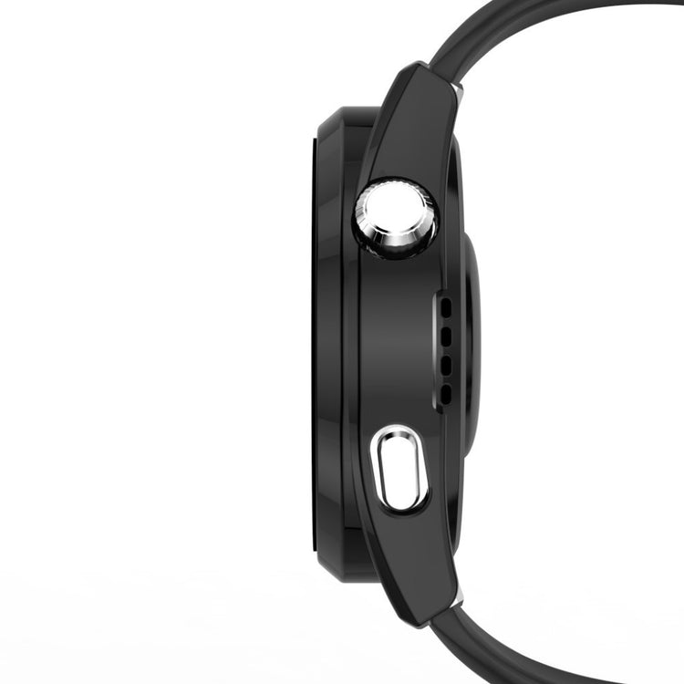 Mega Godt Huawei Watch 3 Cover med Skærmbeskytter i Plastik og Hærdet Glas - Gennemsigtig#serie_1