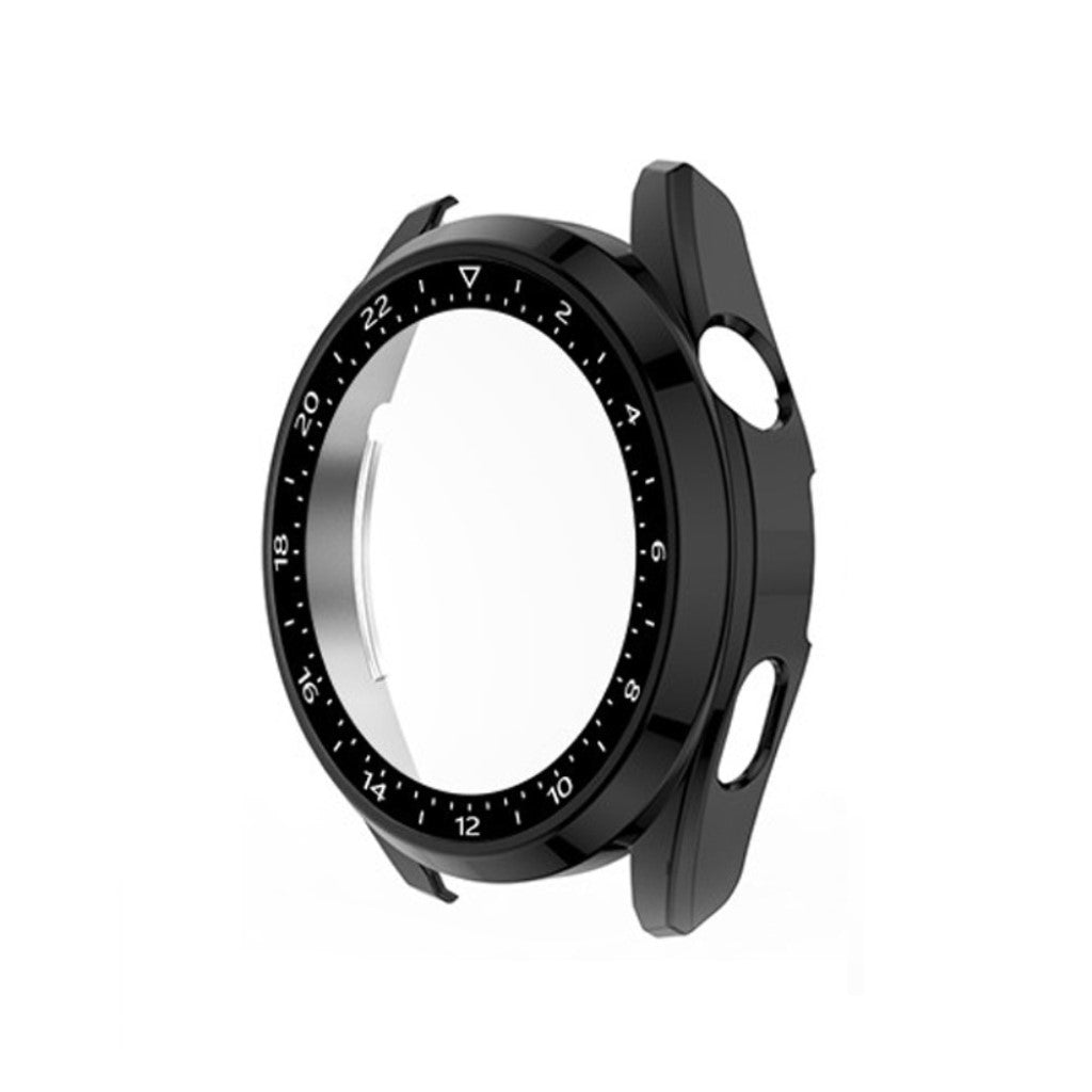 Mega Godt Huawei Watch 3 Cover med Skærmbeskytter i Plastik og Hærdet Glas - Gennemsigtig#serie_1