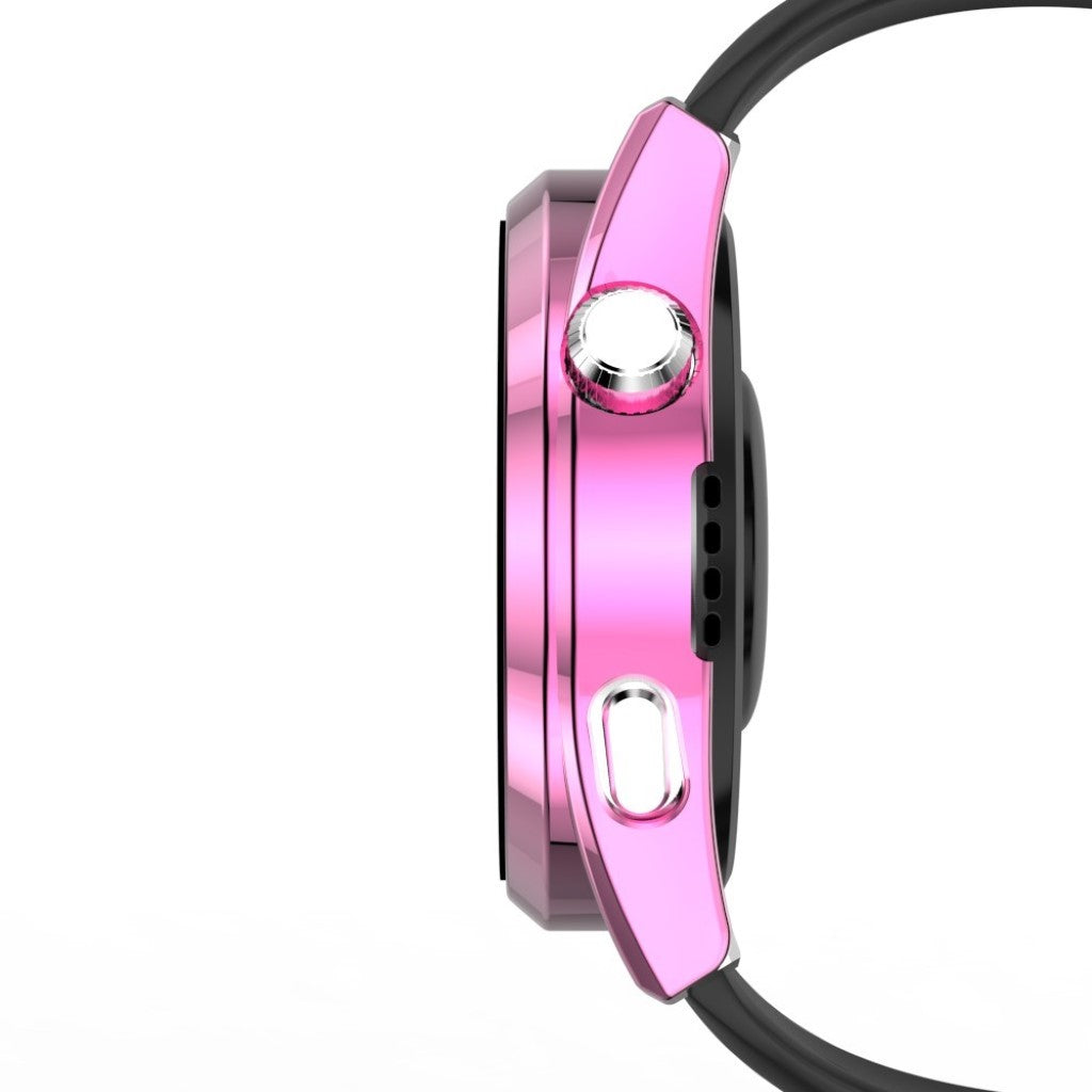 Mega Godt Huawei Watch 3 Cover med Skærmbeskytter i Plastik og Hærdet Glas - Pink#serie_5