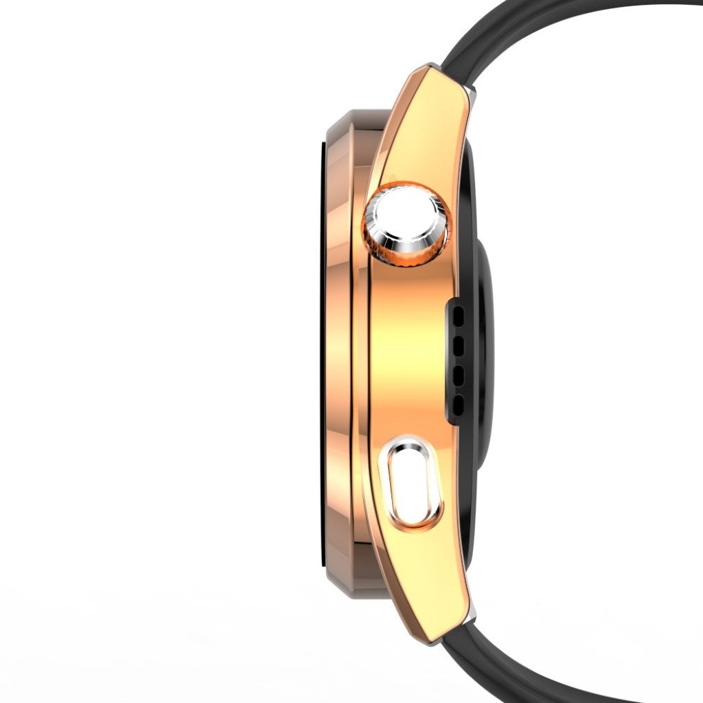 Mega Godt Huawei Watch 3 Cover med Skærmbeskytter i Plastik og Hærdet Glas - Pink#serie_6