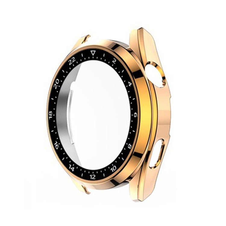 Mega Godt Huawei Watch 3 Cover med Skærmbeskytter i Plastik og Hærdet Glas - Pink#serie_6