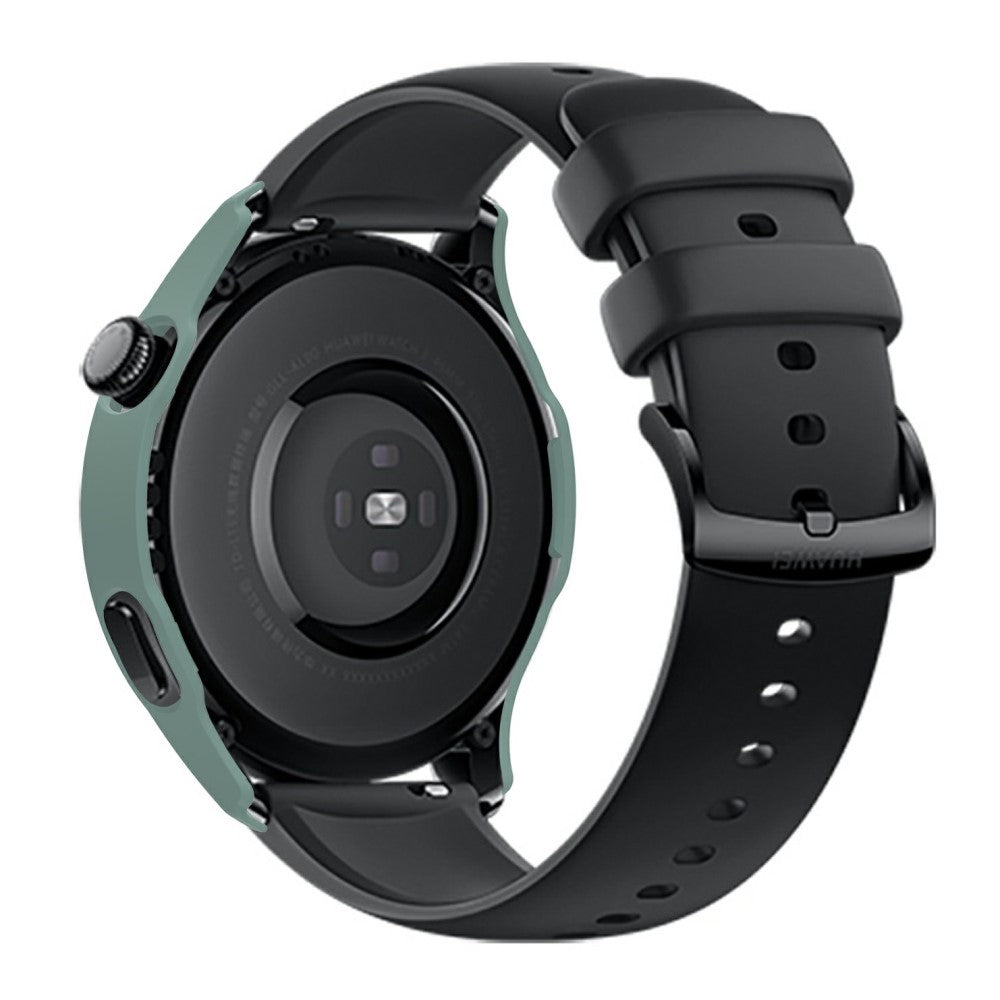 Super Pænt Huawei Watch 3 Cover med Skærmbeskytter i Plastik og Hærdet Glas - Grøn#serie_2