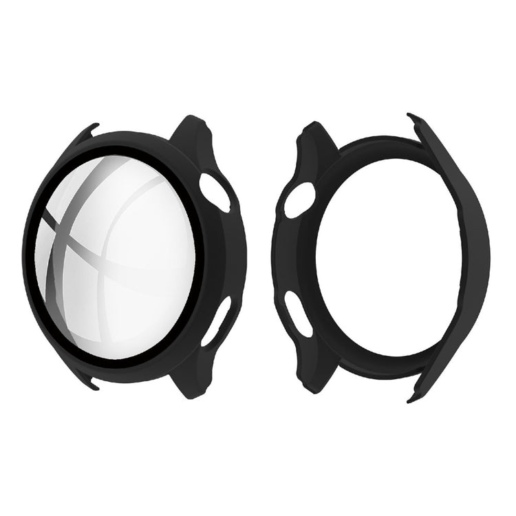 Super Pænt Huawei Watch 3 Cover med Skærmbeskytter i Plastik og Hærdet Glas - Sort#serie_3