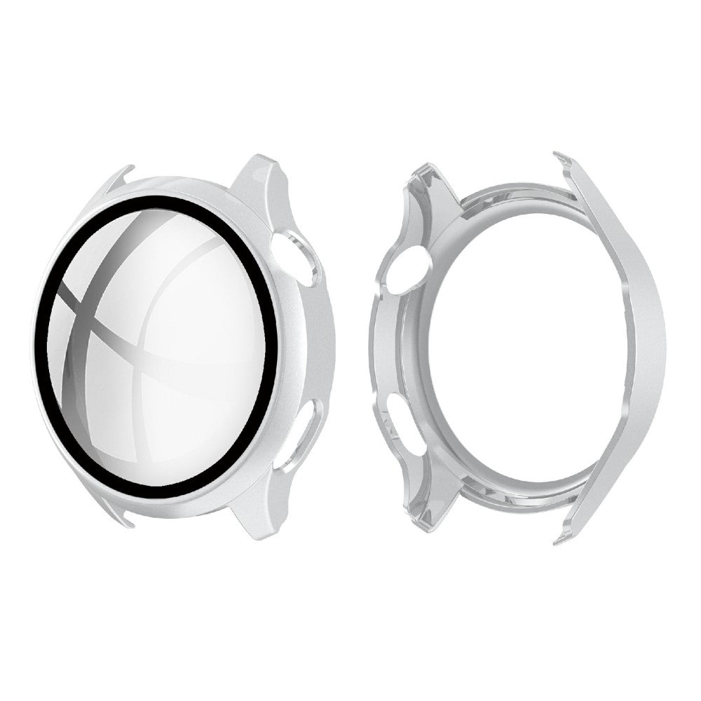 Super Pænt Huawei Watch 3 Cover med Skærmbeskytter i Plastik og Hærdet Glas - Sølv#serie_4