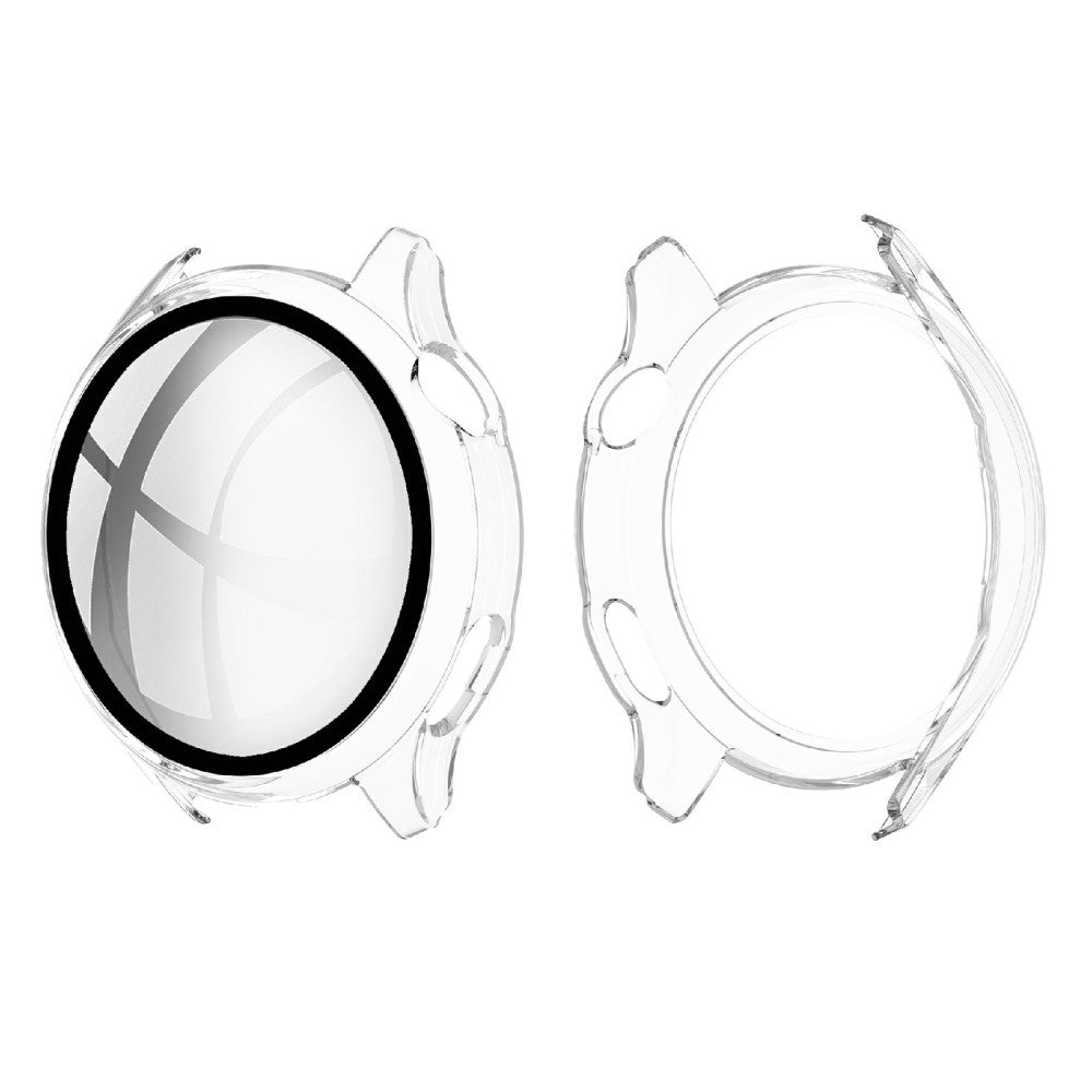 Super Pænt Huawei Watch 3 Cover med Skærmbeskytter i Plastik og Hærdet Glas - Gennemsigtig#serie_5