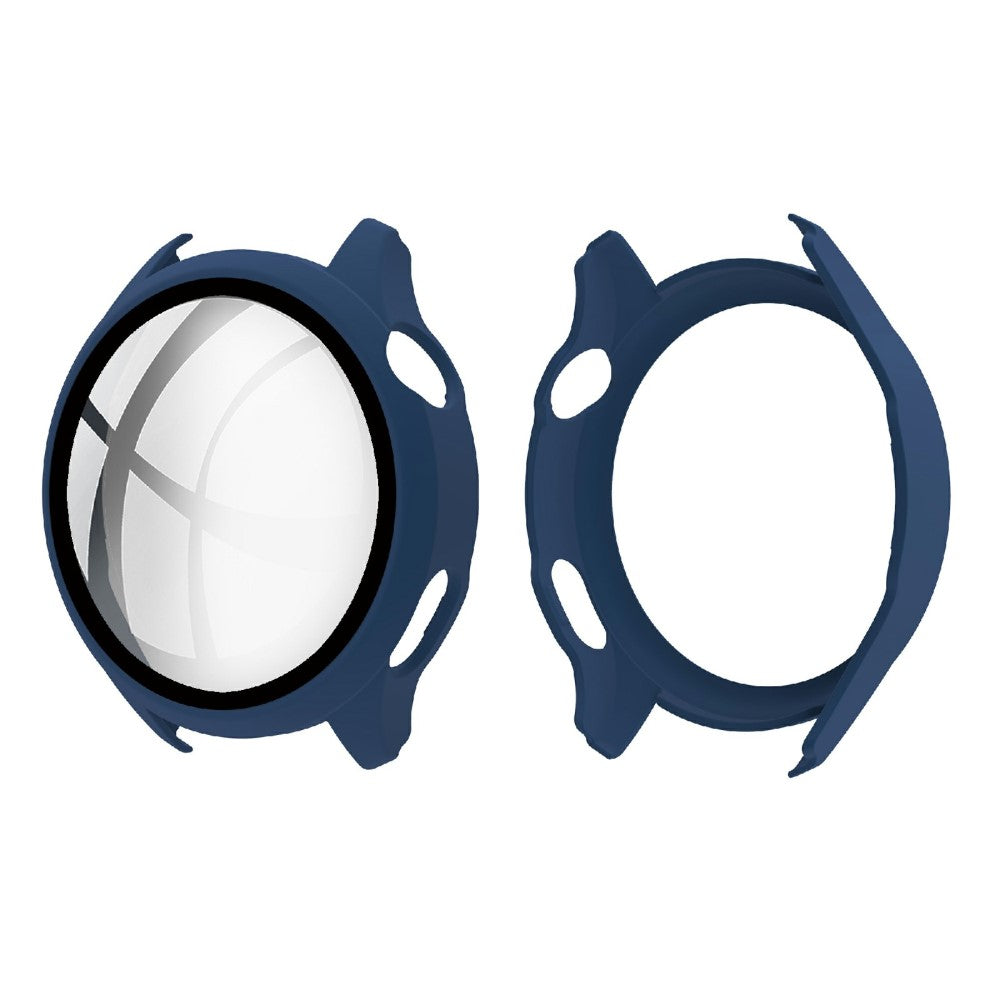 Super Pænt Huawei Watch 3 Cover med Skærmbeskytter i Plastik og Hærdet Glas - Blå#serie_6