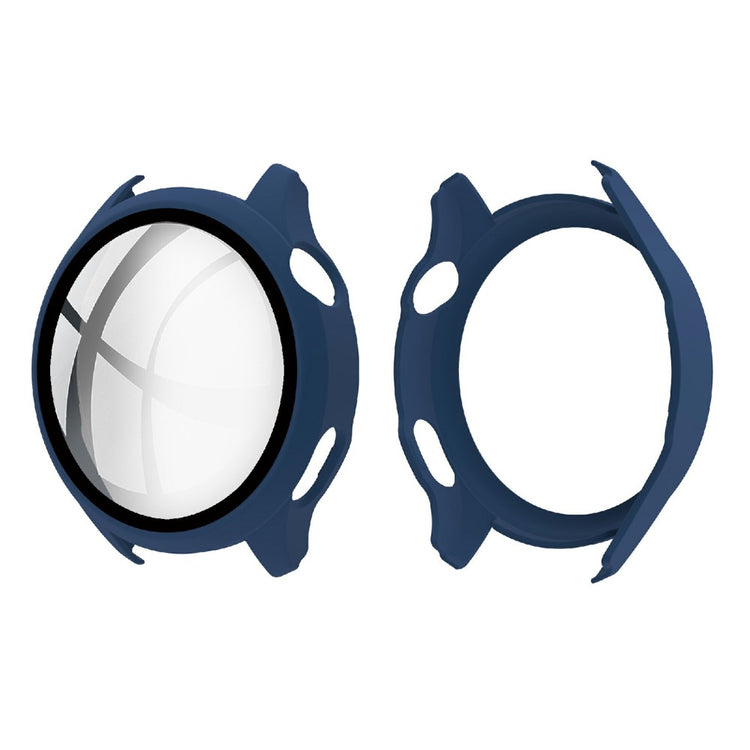Super Pænt Huawei Watch 3 Cover med Skærmbeskytter i Plastik og Hærdet Glas - Blå#serie_6