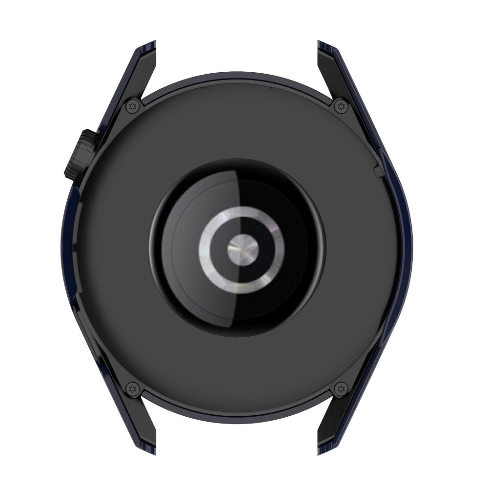 Beskyttende Huawei Watch GT 3 (46mm) Cover med Skærmbeskytter i Plastik og Hærdet Glas - Blå#serie_5