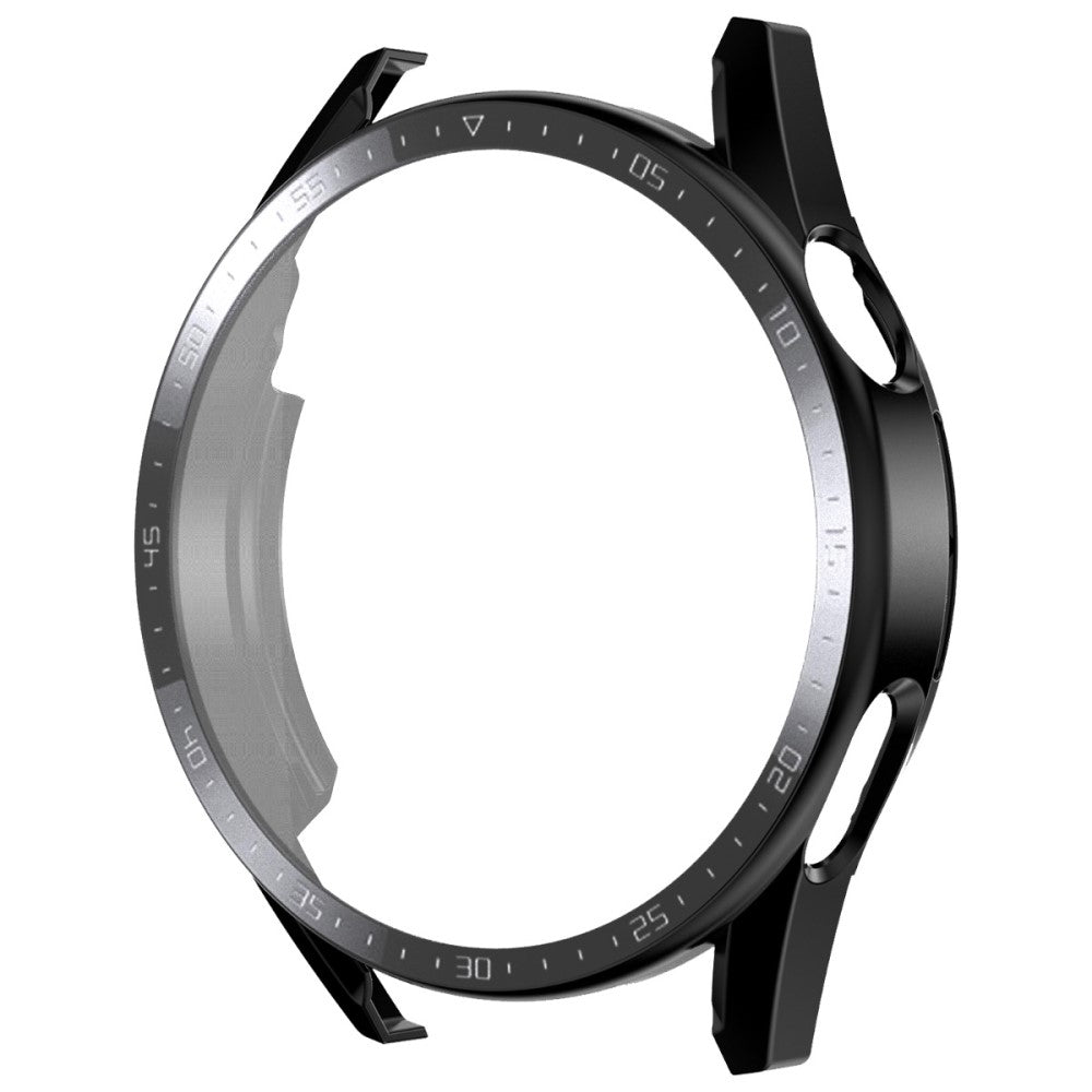 Super Flot Huawei Watch GT 3 (46mm) Cover med Skærmbeskytter i Plastik og Hærdet Glas - Sort#serie_1