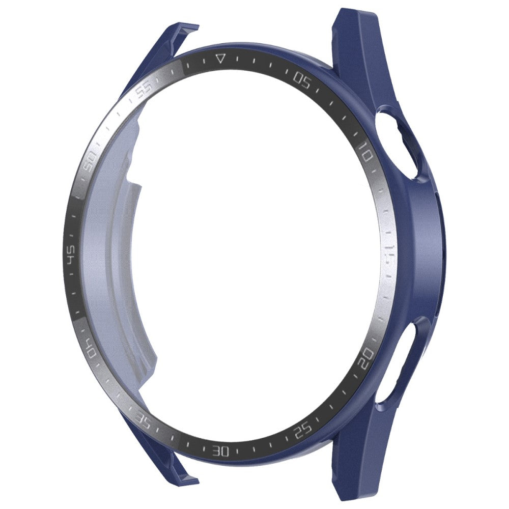 Super Flot Huawei Watch GT 3 (46mm) Cover med Skærmbeskytter i Plastik og Hærdet Glas - Blå#serie_3