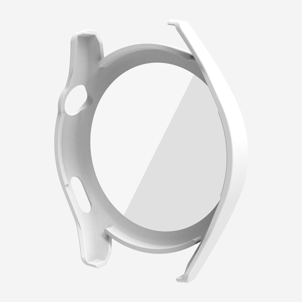 Meget Fint Huawei Watch GT 3 (46mm) Cover med Skærmbeskytter i Plastik og Hærdet Glas - Hvid#serie_2