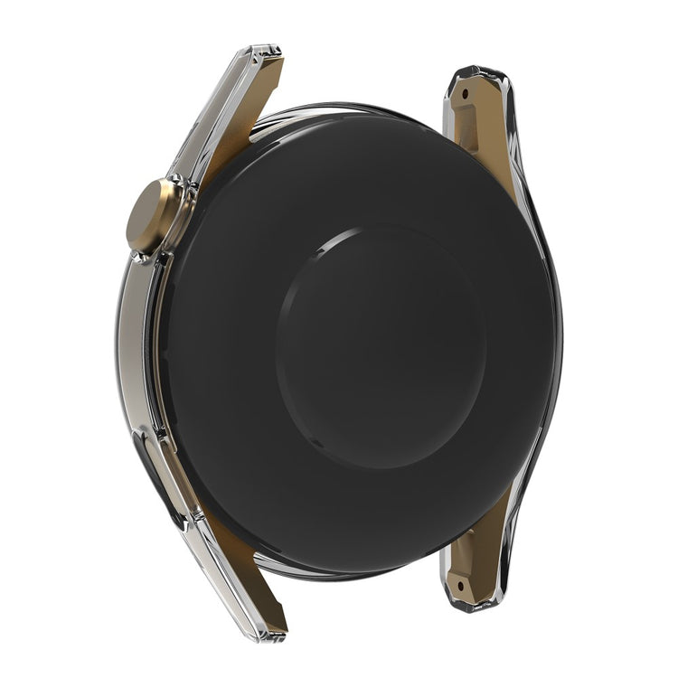 Meget Fint Huawei Watch GT 3 (46mm) Cover med Skærmbeskytter i Plastik og Hærdet Glas - Gennemsigtig#serie_3