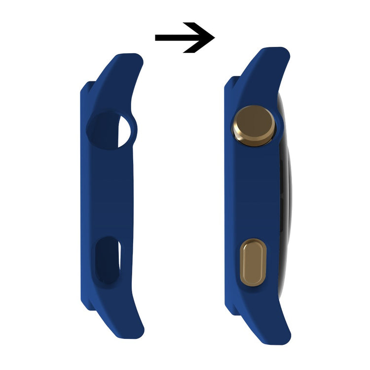 Meget Fint Huawei Watch GT 3 (46mm) Cover med Skærmbeskytter i Plastik og Hærdet Glas - Blå#serie_6