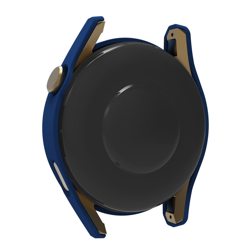 Meget Fint Huawei Watch GT 3 (46mm) Cover med Skærmbeskytter i Plastik og Hærdet Glas - Blå#serie_6