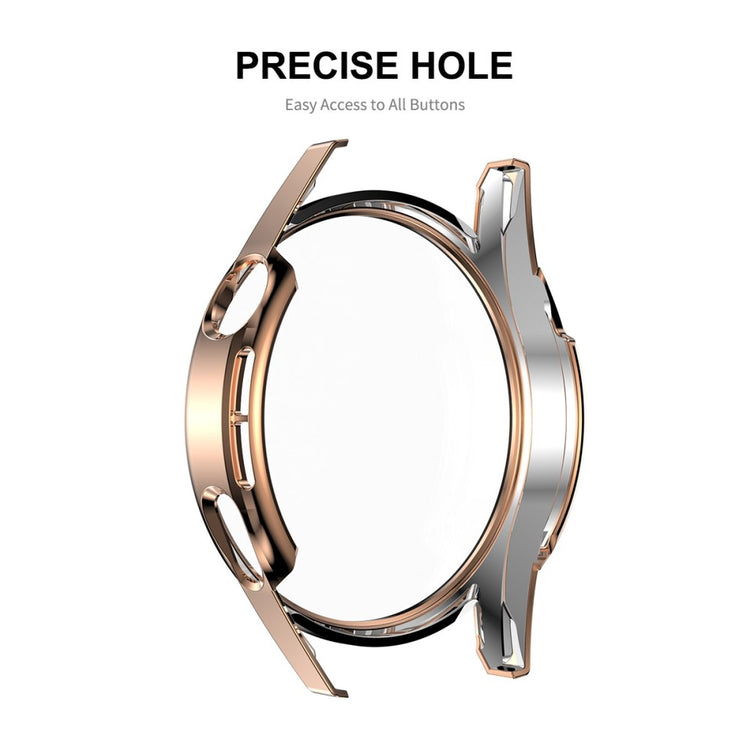 Beskyttende Huawei Watch GT 3 (42mm) Cover med Skærmbeskytter i Plastik og Hærdet Glas - Pink#serie_1