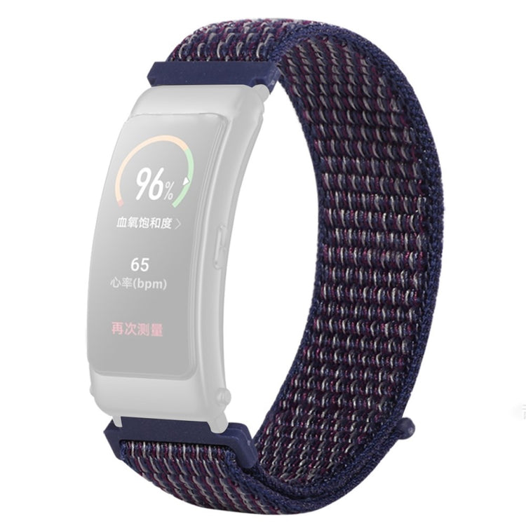 Mega fed Huawei Band 6 / Huawei Band 3 Nylon Rem - Blå#serie_1