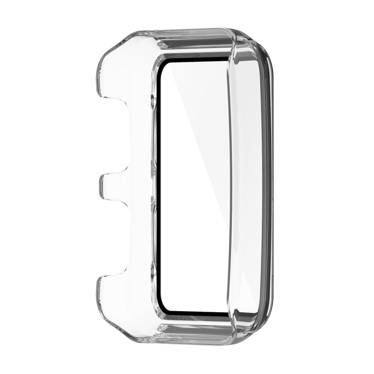Vildt Fed Huawei Watch D Cover med Skærmbeskytter i Plastik og Hærdet Glas - Gennemsigtig#serie_3