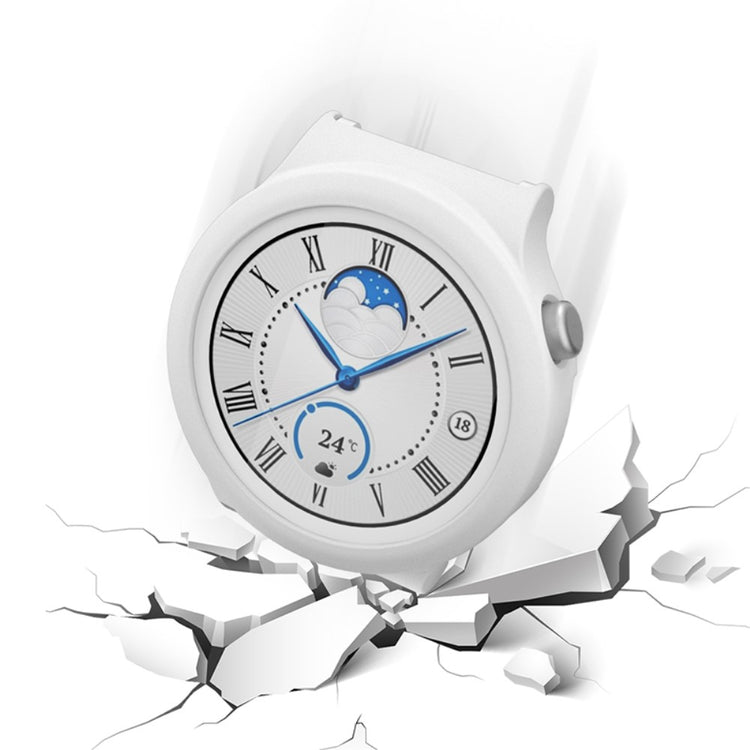 Vildt Godt Huawei Watch GT 3 Pro 43mm Cover med Skærmbeskytter i Hærdet Glas - Hvid#serie_5