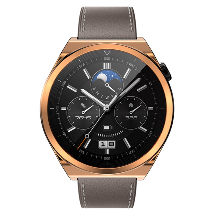 Alle Tiders Huawei Watch GT 3 Pro 46mm Cover med Skærmbeskytter i Silikone - Pink#serie_4