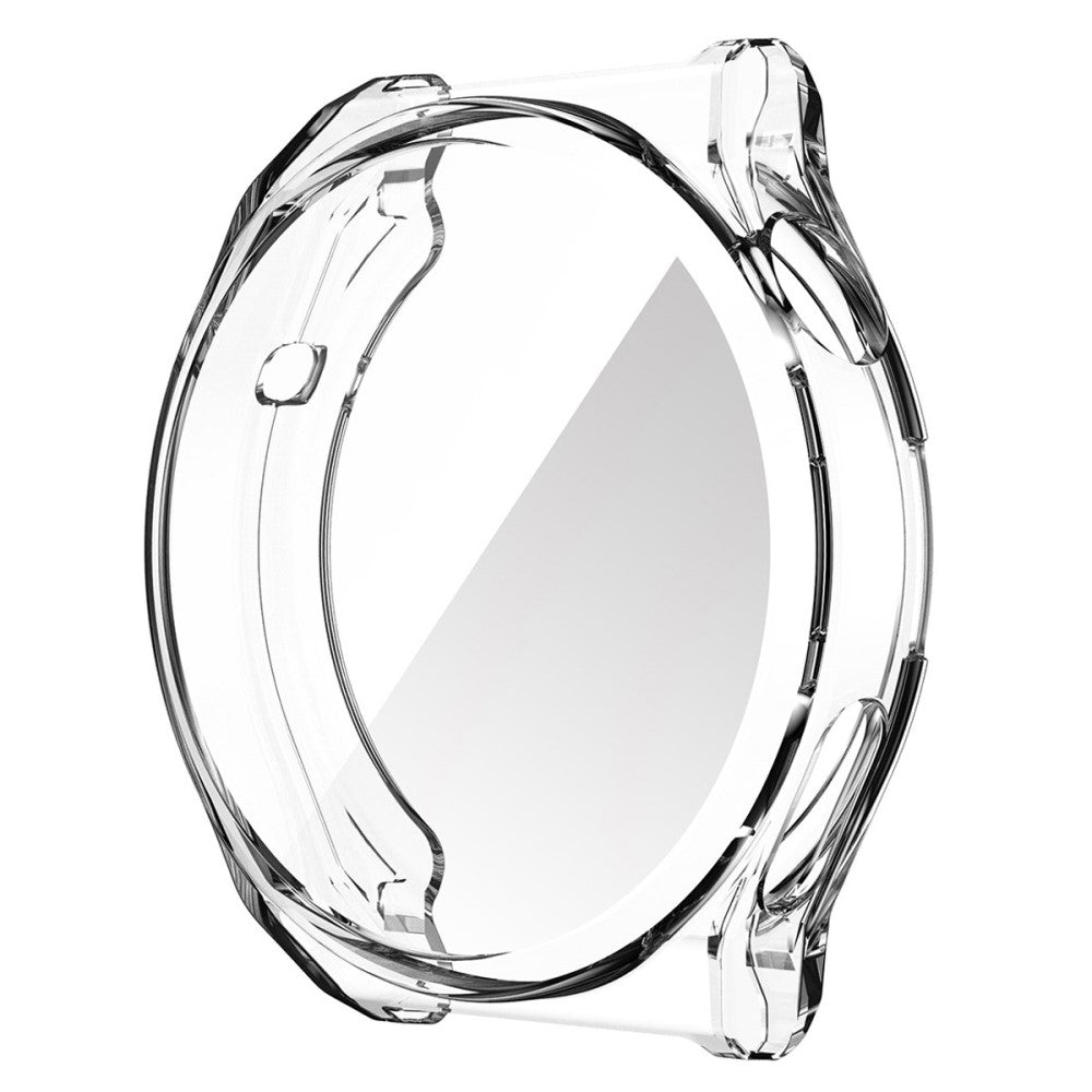 Meget Fint Huawei Watch GT 3 Pro 46mm Cover med Skærmbeskytter i Silikone og Hærdet Glas - Gennemsigtig#serie_4