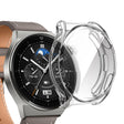Mega Stylish Huawei Watch GT 3 Pro 46mm Cover with Screen Protector in Silicone and Tempered Glass