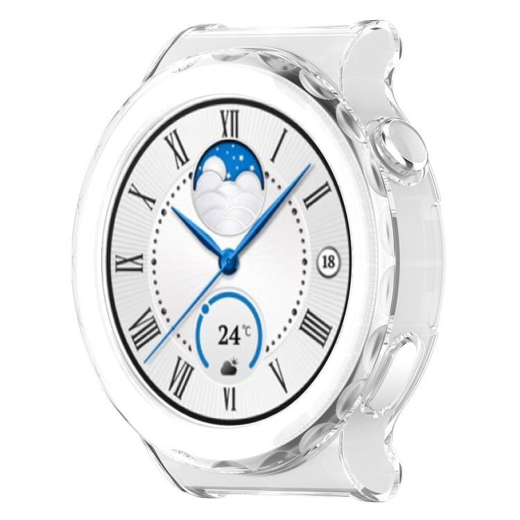 Huawei Watch GT 3 Pro 46mm Gennemsigtig Silikone Bumper  - Hvid#serie_3