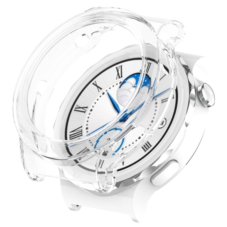 Huawei Watch GT 3 Pro 46mm Gennemsigtig Silikone Bumper  - Hvid#serie_3