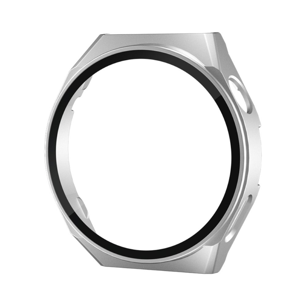 Vildt Flot Huawei Watch GT 3 Pro 46mm Cover med Skærmbeskytter i Hærdet Glas - Gennemsigtig#serie_2